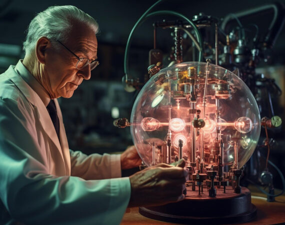 oppenheimer esta trabalhando em detalhes de bombas nucleares em um laboratorio cientista esta pesquisando 1